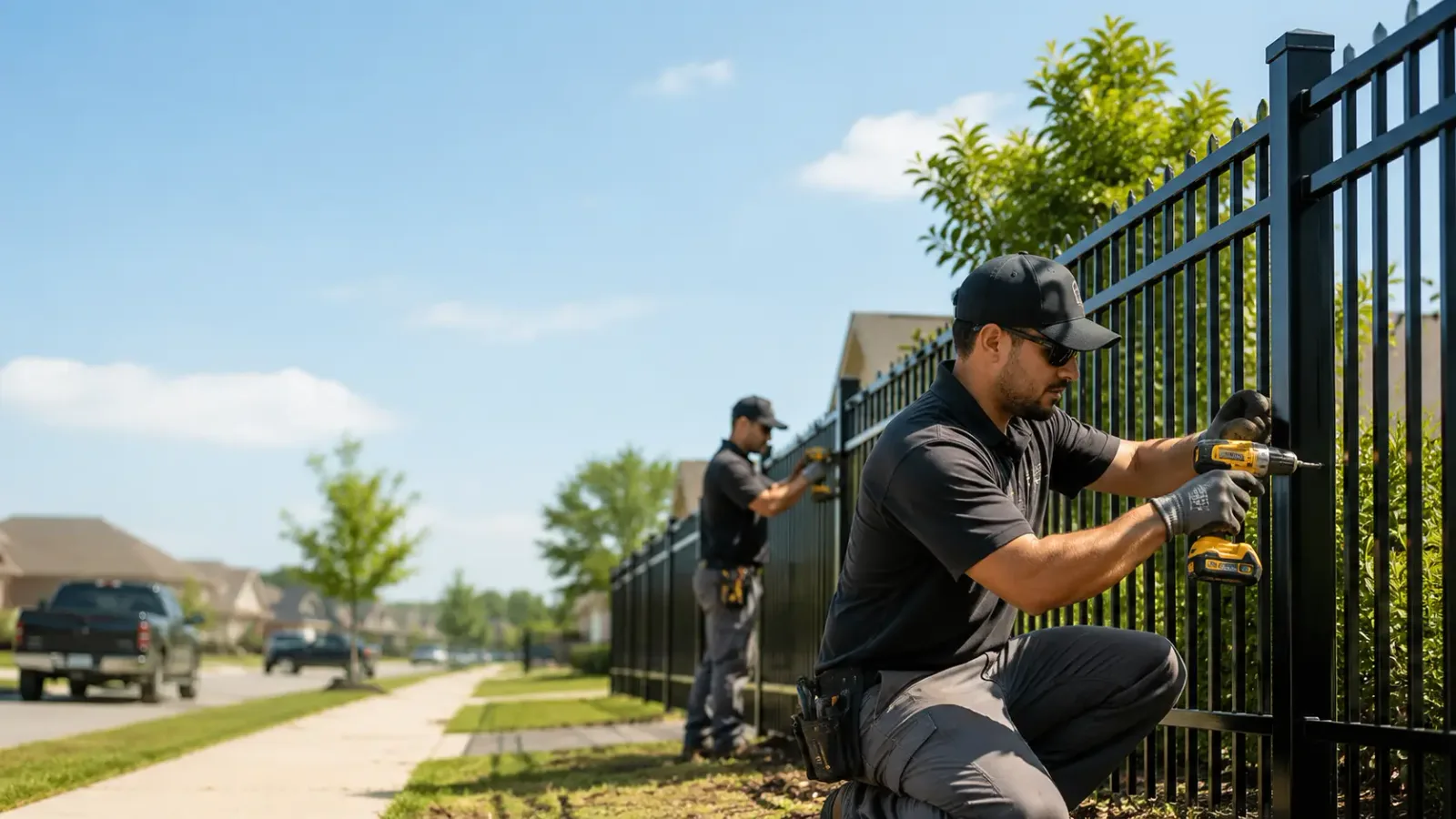 Metal Fence Installation in Needham, MA